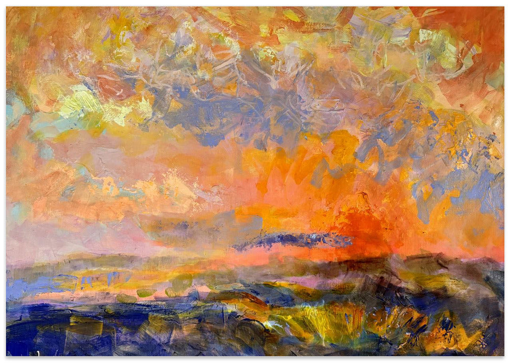 Fiery Dusk Skies