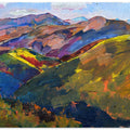Sunset in the mountains