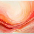 Vibrant Waves of Pink and Orange Hues