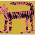 Tiger cat yellow