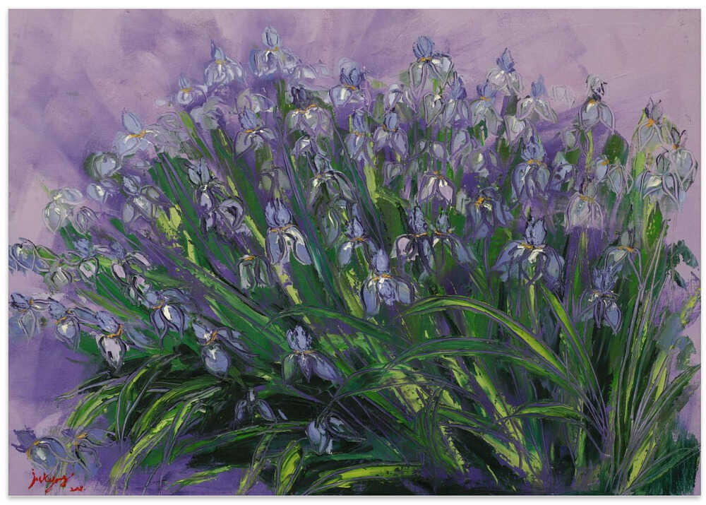 lris  oil on canvas