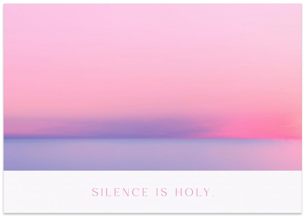 Silenceisholy