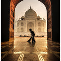 Art Prints of taj mahal cleaner