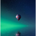 Balloon on lake Batllava