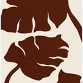 Monstera Canvas Brown