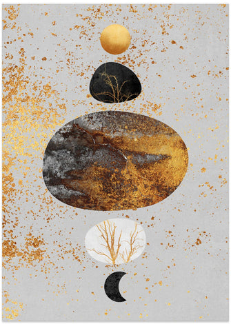 Art Prints of Sun And Moon