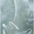 Art Prints of Green and White Acrylic No 1