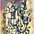 a mushroom cabbie art