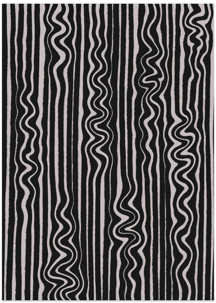Wavy Zebra Stripes