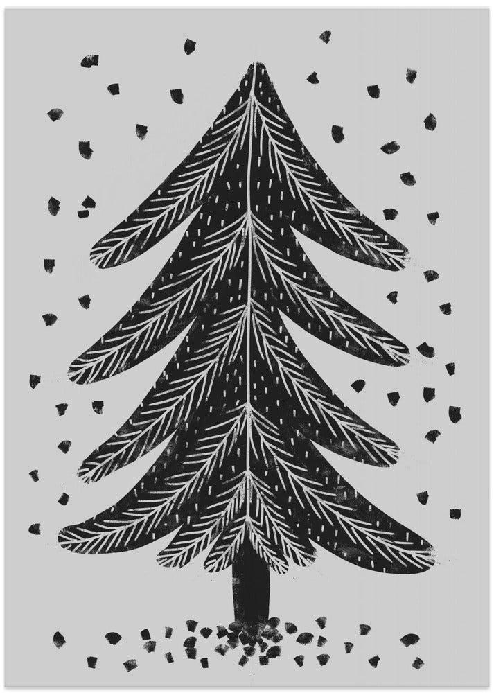 Monochrome Pinefall