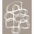 Art Prints of Ink White and Beige