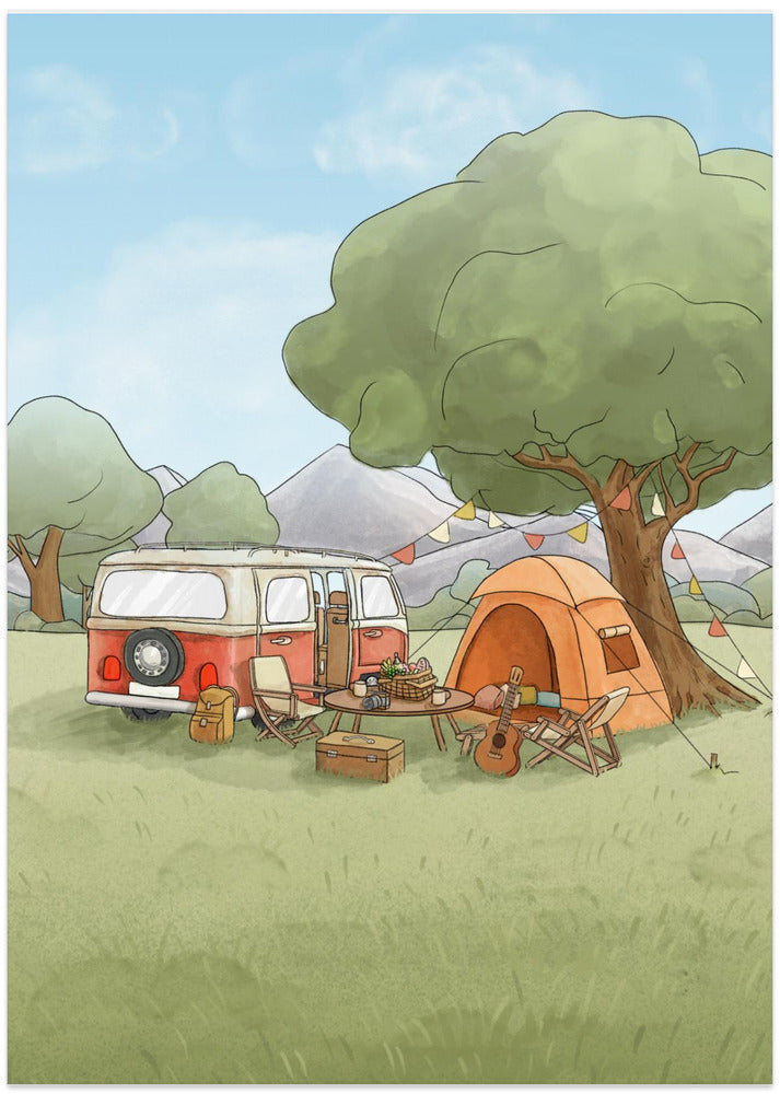 Art Prints of Camping Trip