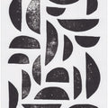 Art Prints of Linocut Abstract #7