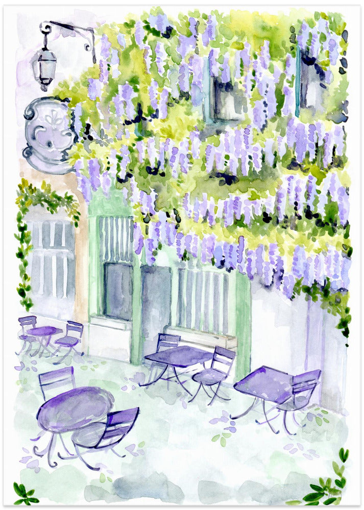 Naive Paris cafe