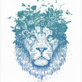 Floral lion II
