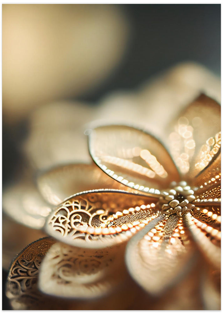 Golden Petal Glow