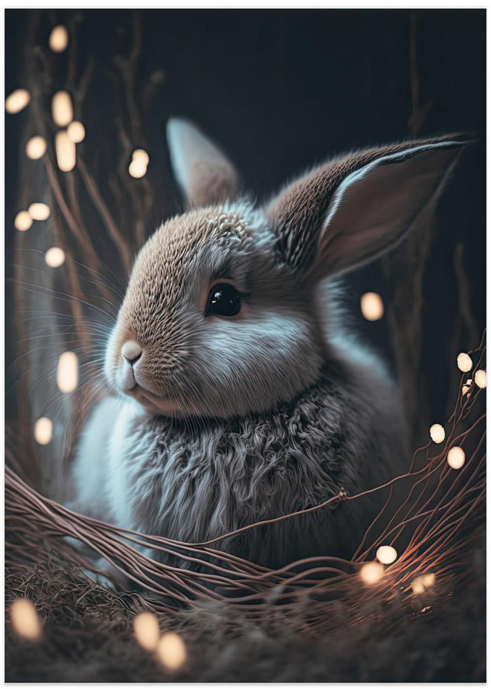 Bunny In The Nest