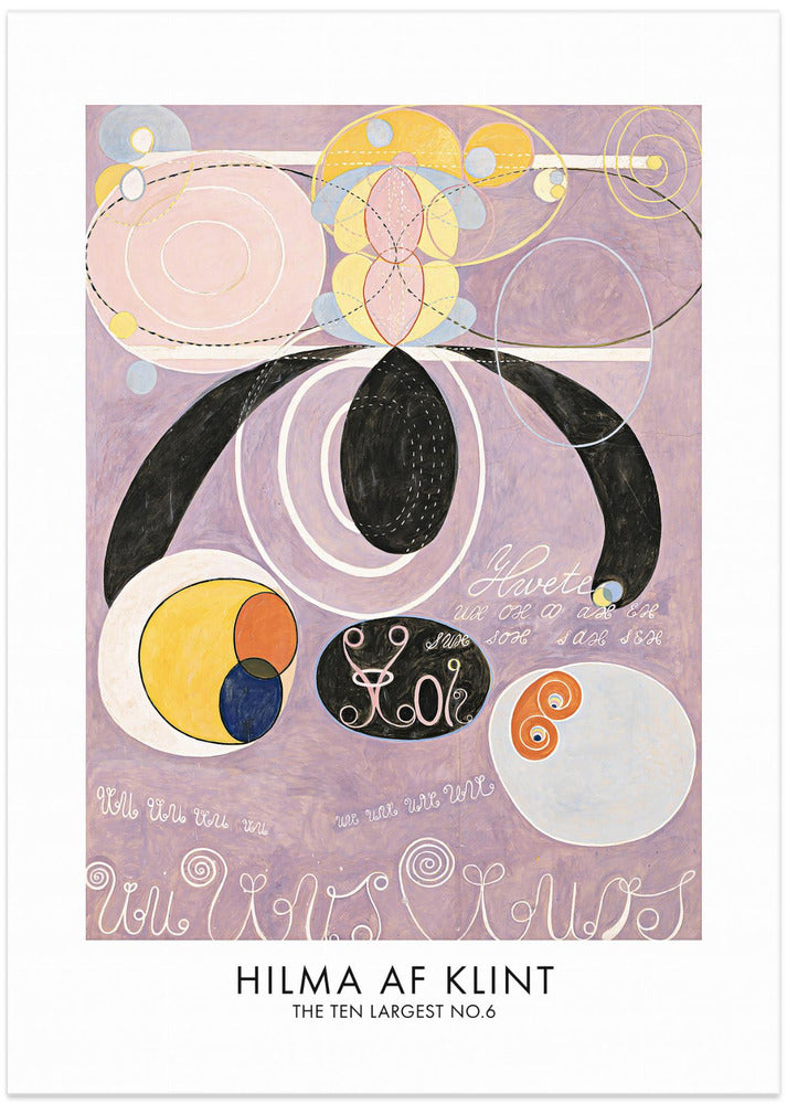 The Ten Largest No.6 Poster