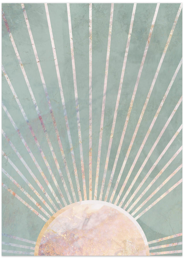 Sage Green Boho Sun