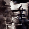 Monochrome Textures And Fluid Brushstrokes