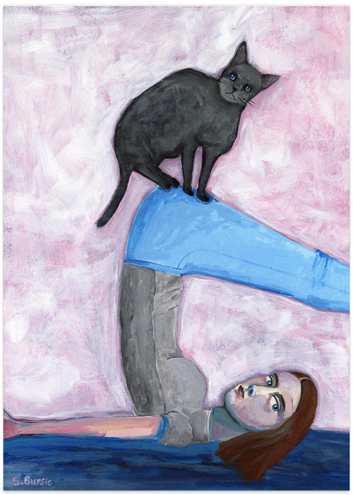 Yoga with my Cat