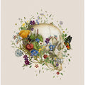 Floral skull