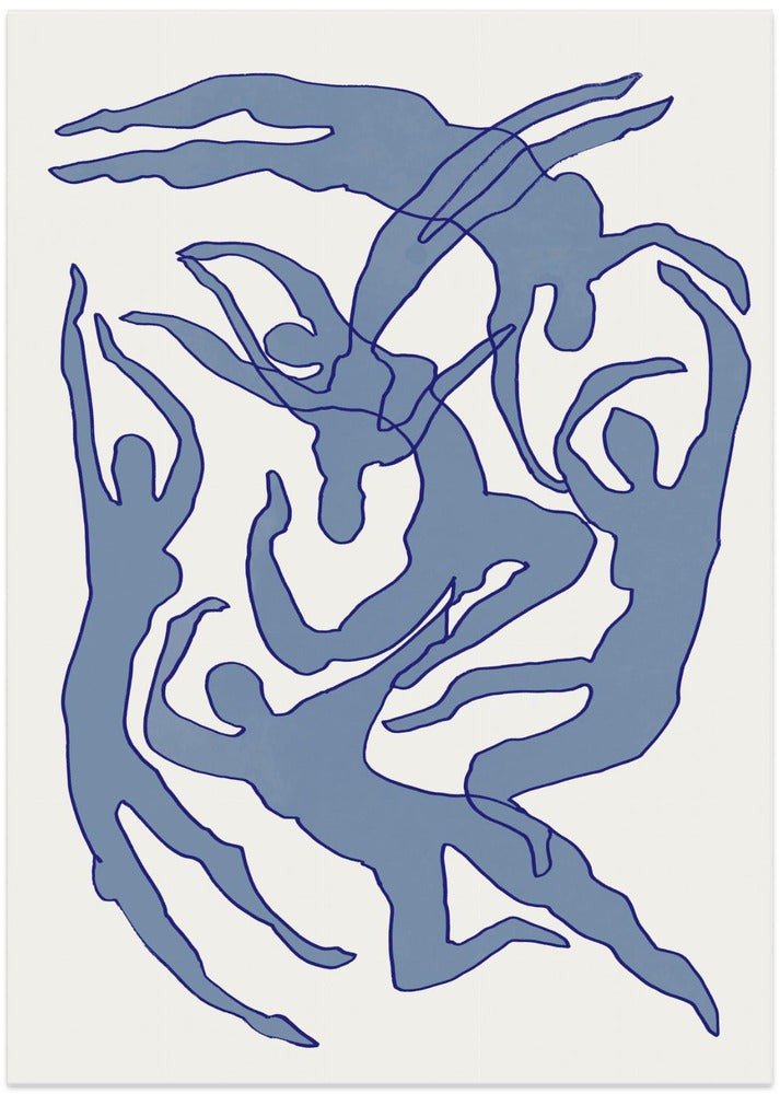 Swimmers Blue