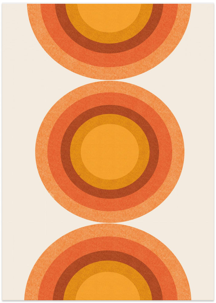 Retro Sun Circles