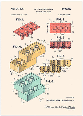 Art Prints of Lego Colors