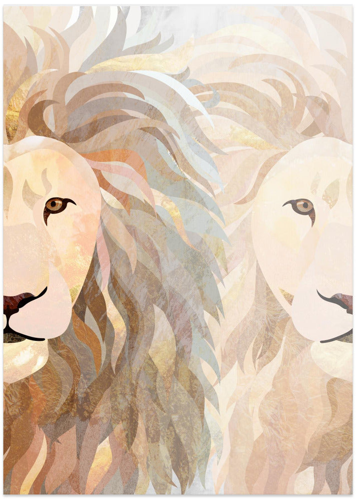 Lion half face 2
