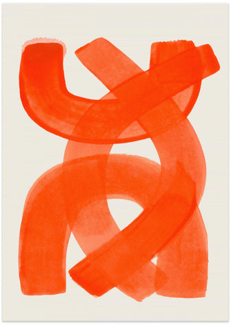 Art Prints of Orange Strokes