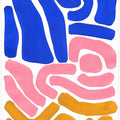 Art Prints of Pastel Tribal Maze
