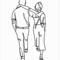 Art Prints of Walking With Friends