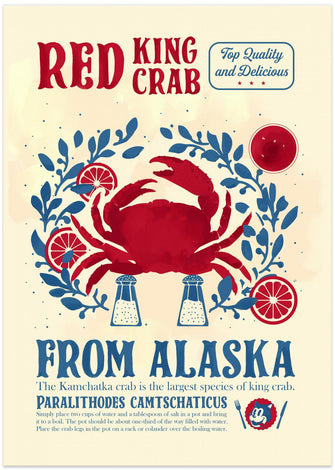 Art Prints of Crab kitchen print