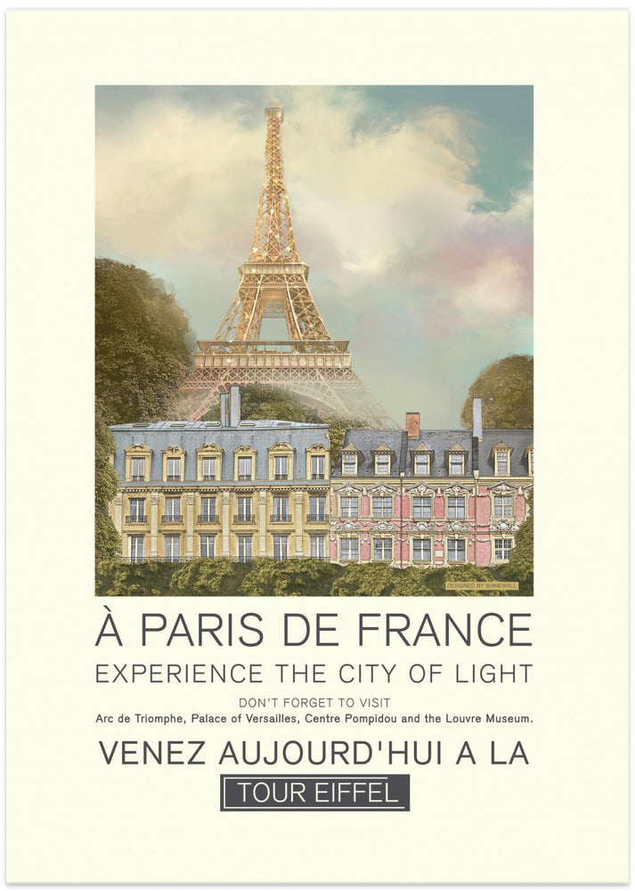 Paris retro print