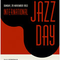 Art Prints of Jazzy Days   Dark Red