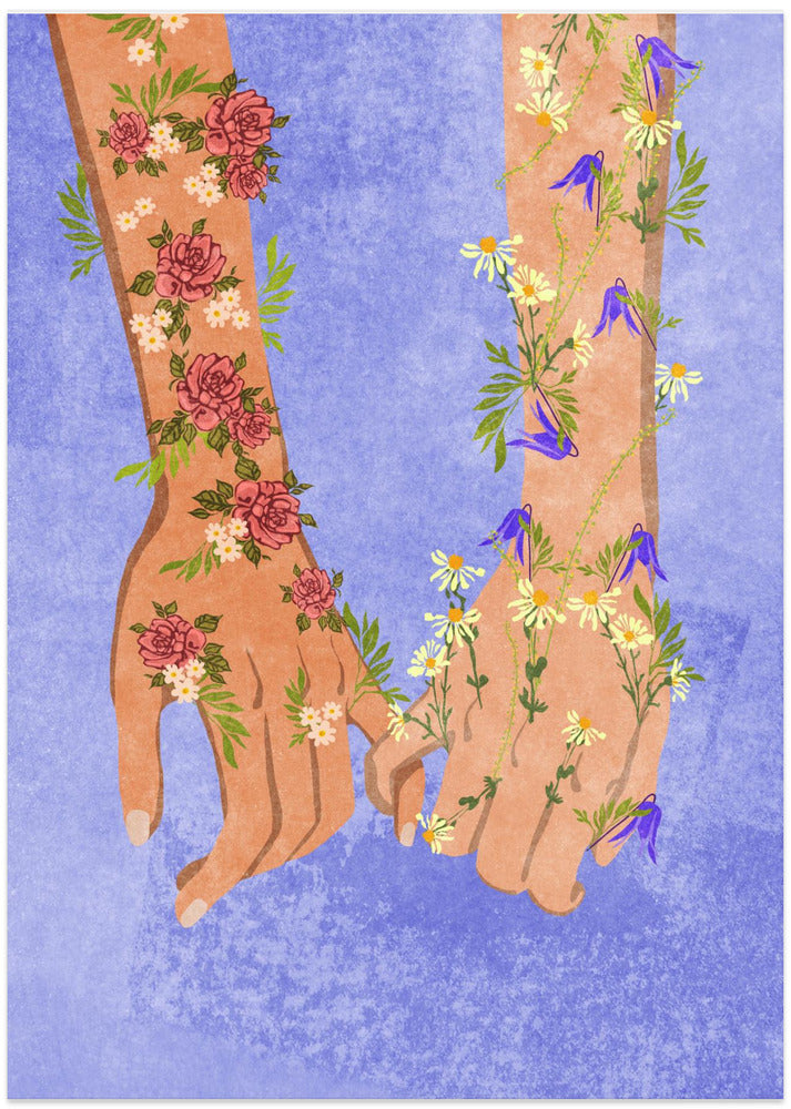 Holding hands