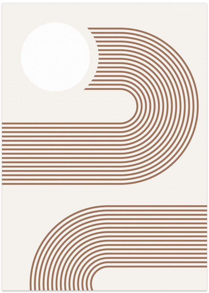 Beige Arc Poster