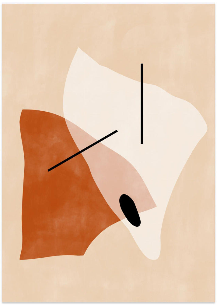 Geometric Shapes In Earthy Tones