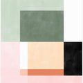 Abstract Composition With Geometric Shapes