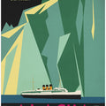 Alaska Via Canadian Pacific. Taku Glacier - No Border