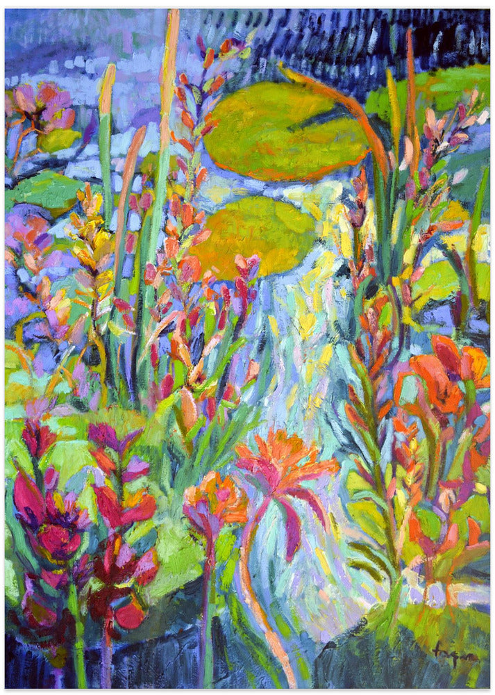 Vibrant Garden Path