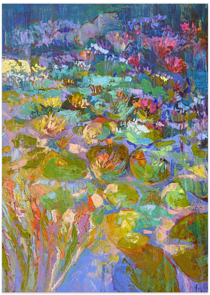 Lush Water Lilies