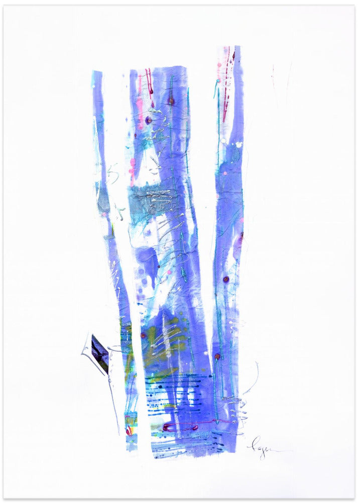 Violet Ribbons Flow