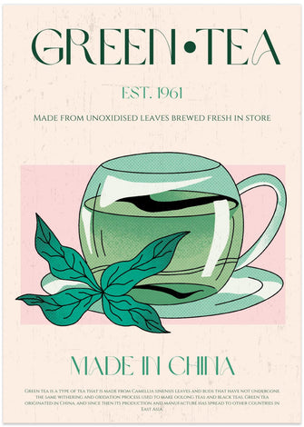 Art Prints of Green Tea No1