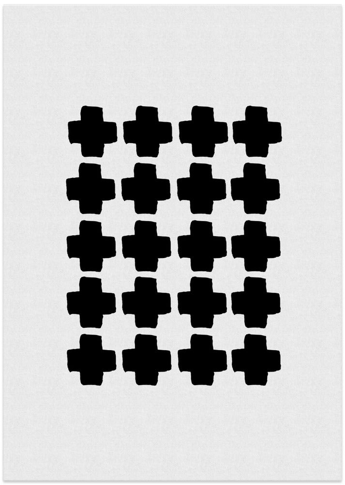 Black and White Abstract III