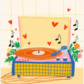 Art Prints of Vinyl love