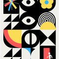 Maximalist Geometrical Surreal Design