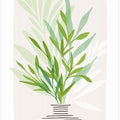 Painted Olive Branch Still Life