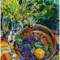 Grapes and peaches